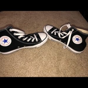 Black high top Converse